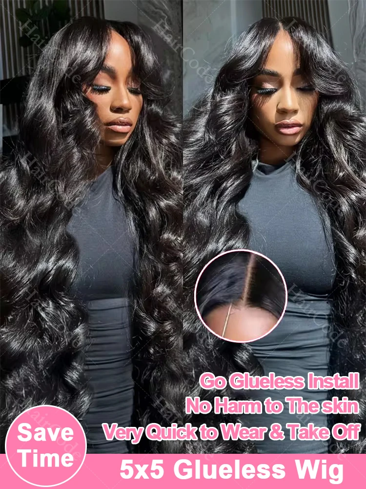 13x4 Hd Lace Frontal Wig Body Wave Lace Front Human Hair Wigs PrePlucked Remy Water Wave 5x5 Glueless Wigs Human Hair For Women image 4