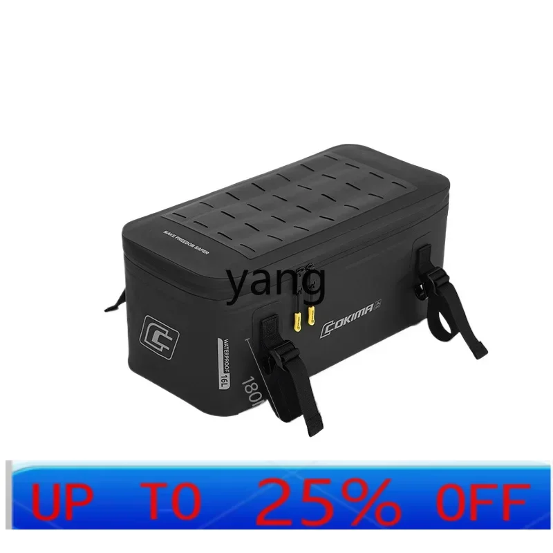 LH Motorcycle Aluminum Alloy Side Box Expansion Bag Storage Bag