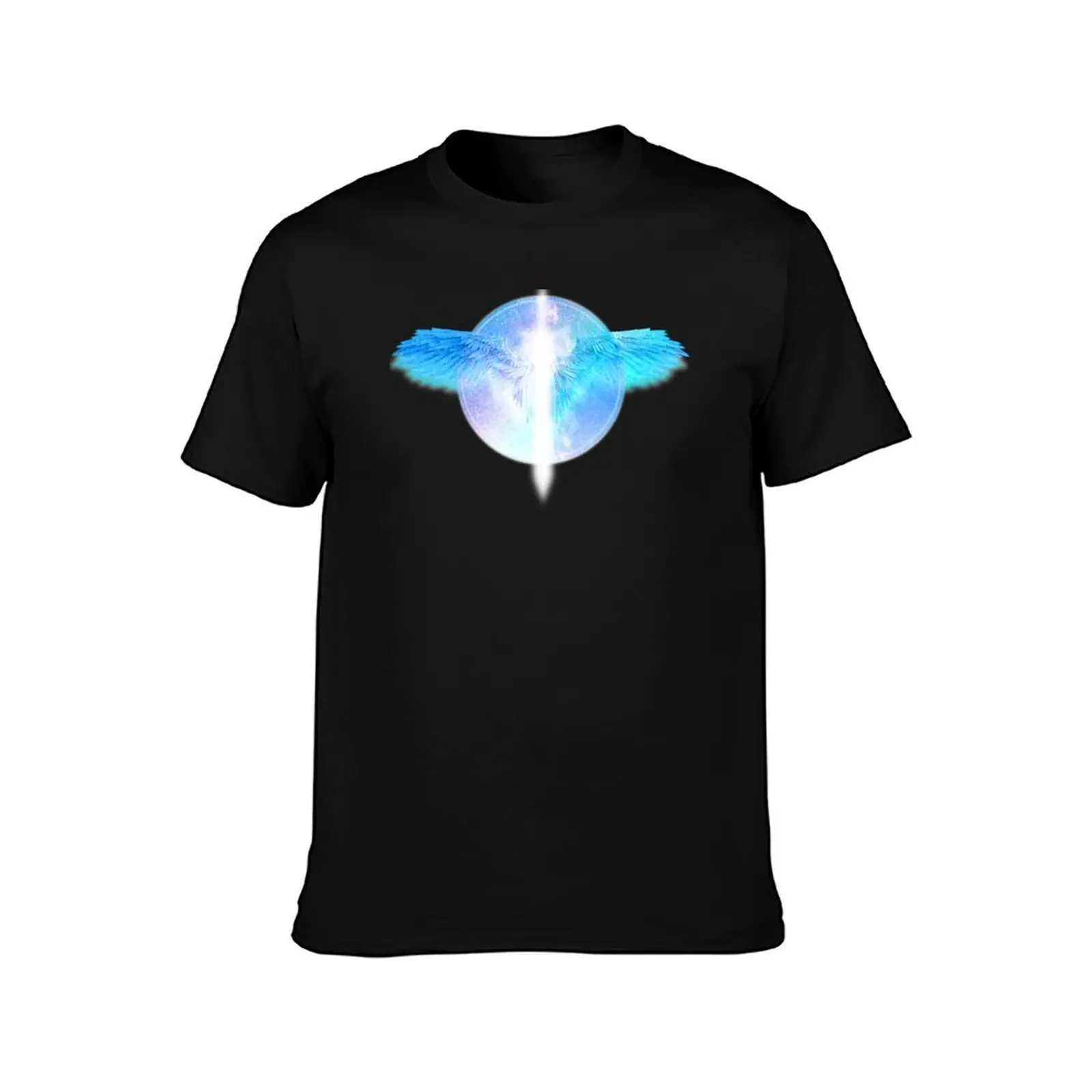 Archangel Michael The Protector T-Shirt Work Basic Short Sleeve Top T-Shirt