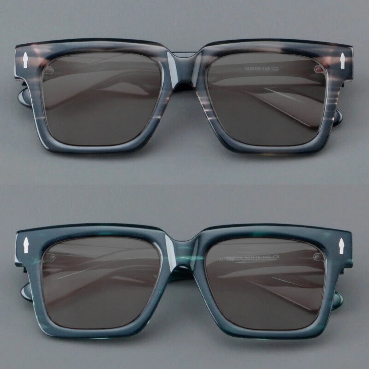 Поляризованные солнцезащитные очки из ацетата для мужчин и женщин, роскошные брендовые солнцезащитные очки, винтажные модные очки в оправе