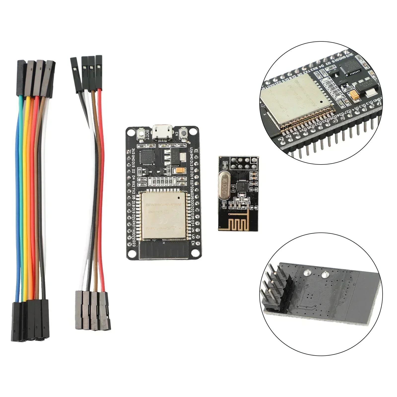 OpenDTU для комплекта DIY, ESP32+NRF24L01+кабель, фотоэлектрический мониторинг в реальном времени, простая установка, высокопроизводительные компоненты