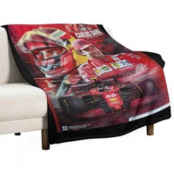 Carlos Sainz Carlos Sainz Carlos Sainz Carlos Sainz Carlos Sainz Carlos Sainz Carlos Sainz Carlos Sainz Carlos Sai Throw Blanket