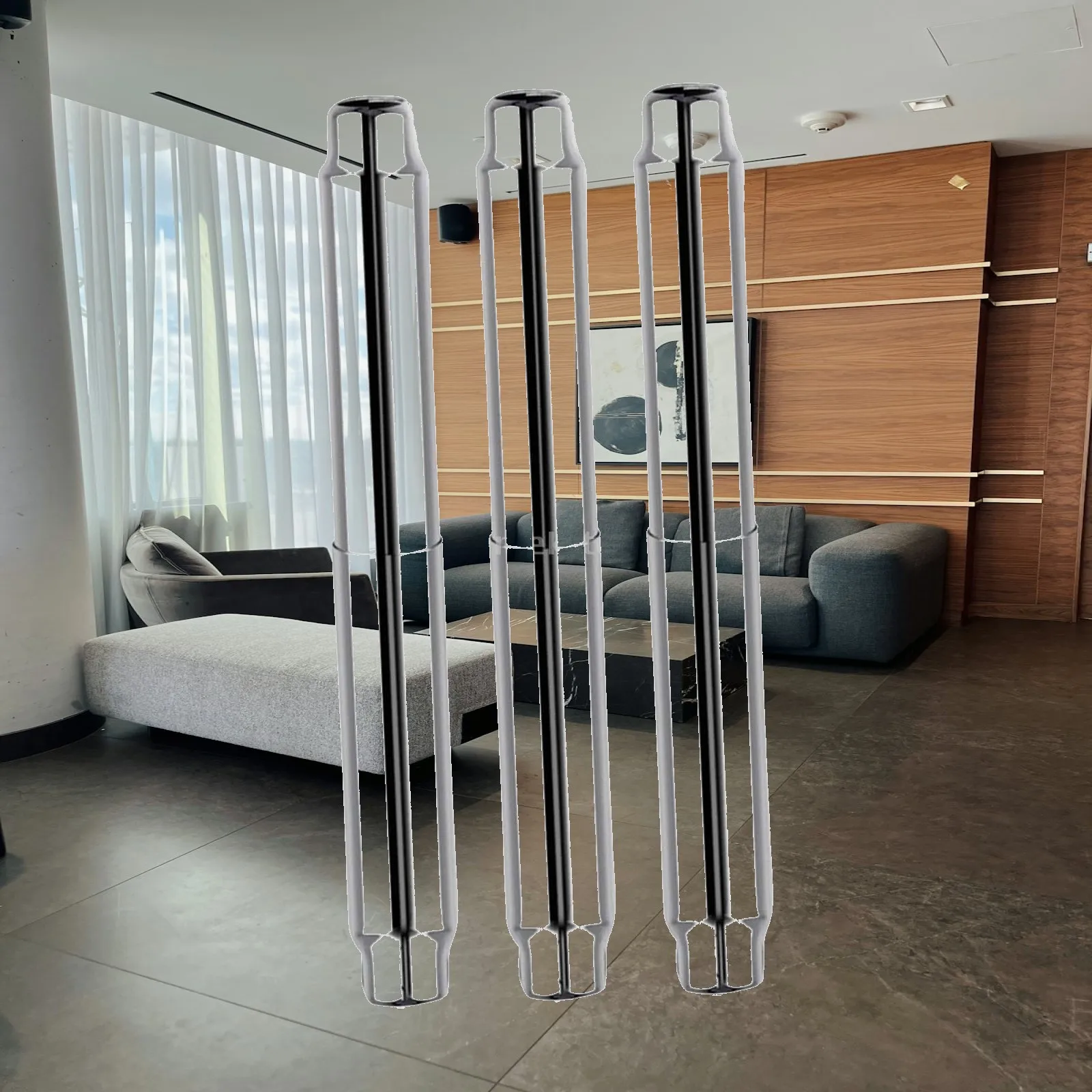 

Universal Toilet Paper Holder Rod Adjustable Wear Resistant Roller Spindle for Washroom Waterproof Installation