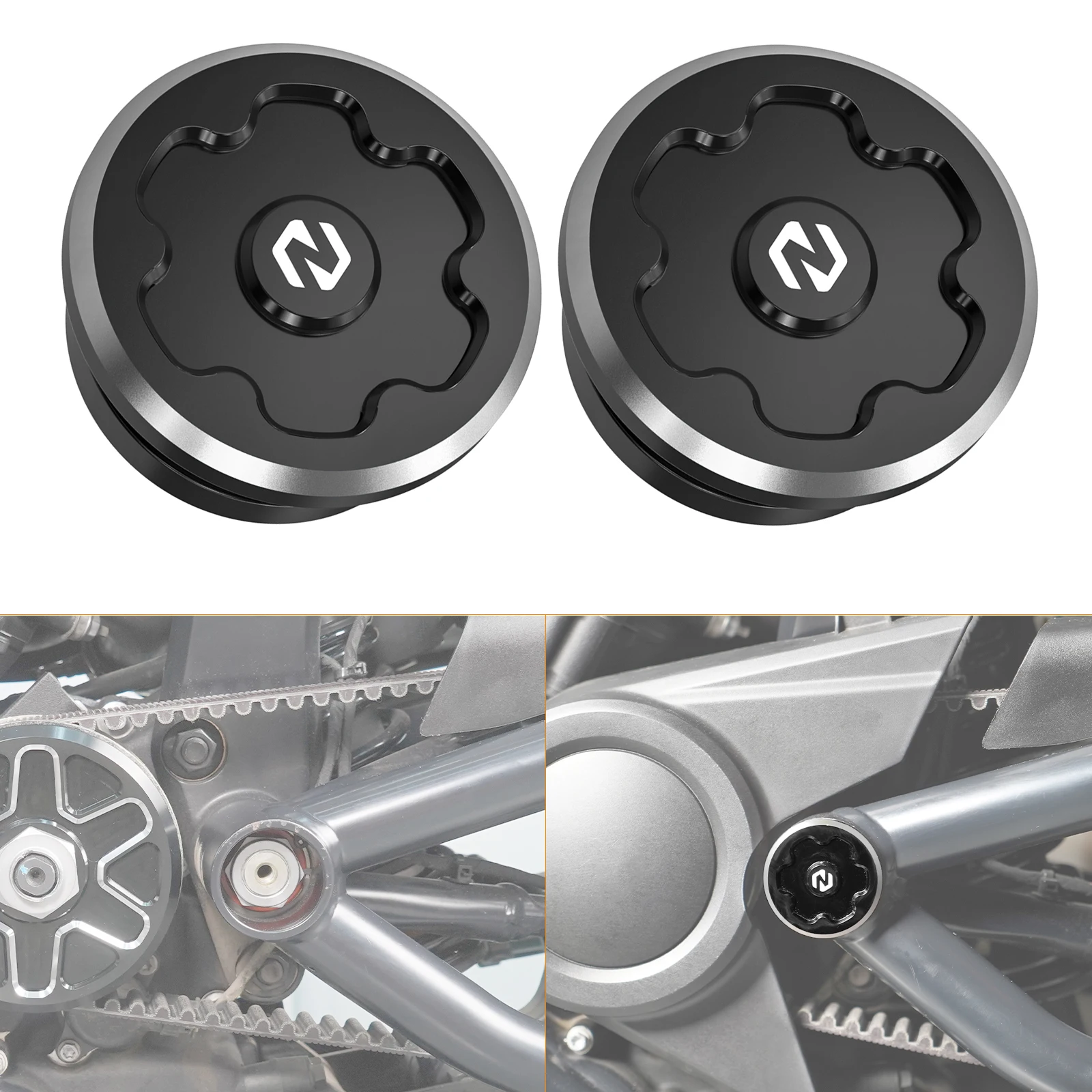 

NIECCNC Motorcycle Swingarm Hole Plugs for Harley RH1250S Sportster S 2021 2020 2023 2024