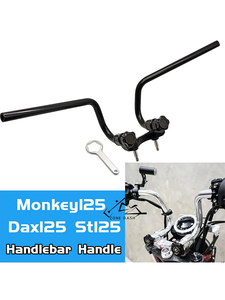 Suitable for HONDA dax125 st125 dachshund monkey125 Motorcycle Conversion Foldable Split Handlebar Grab Handle