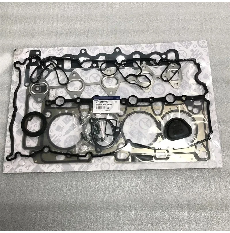 Engine Overhual Gasket Kit  Engine Rebuilding Kit  6710160000  For Ssangyong Korando C Diesel 2011  67101 60000