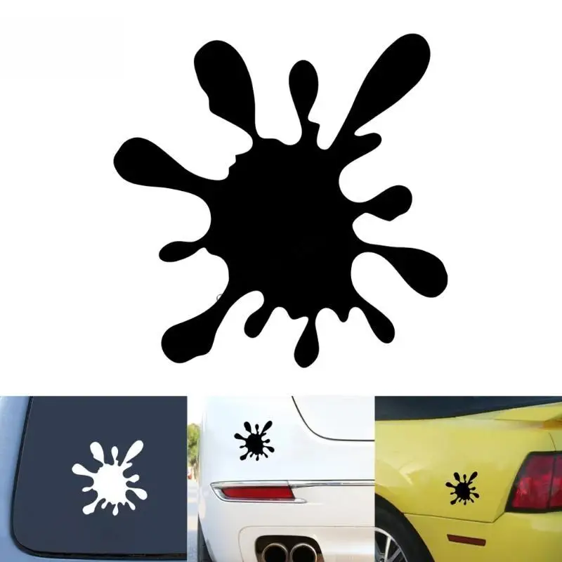 

090E Popular Car Exterior Sticker 10X10cm Water Drop Shaped Decals Vehicle Decoration