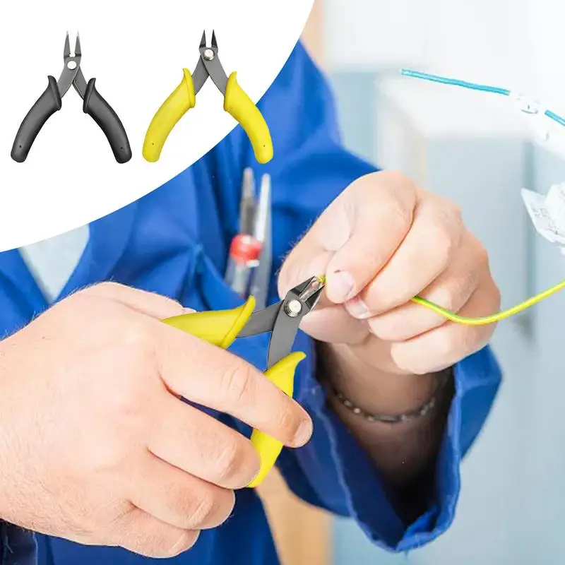 Needle Nose Pliers Jewelry Carbon Steel Jewelry Needle Nose Pliers Precision Pliers Portable Jewelry Crimping Pliers Jewelry