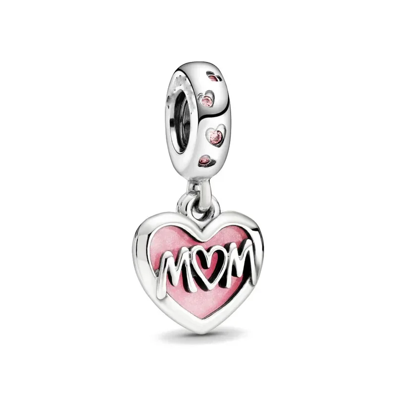 Hete Verkoop Originele 925 Sterling Zilveren Hand Dier Hart Bloem Moeder Kralen Bedels Voor Pandora Diy Armband Vrouwen Sieraden Cadeau