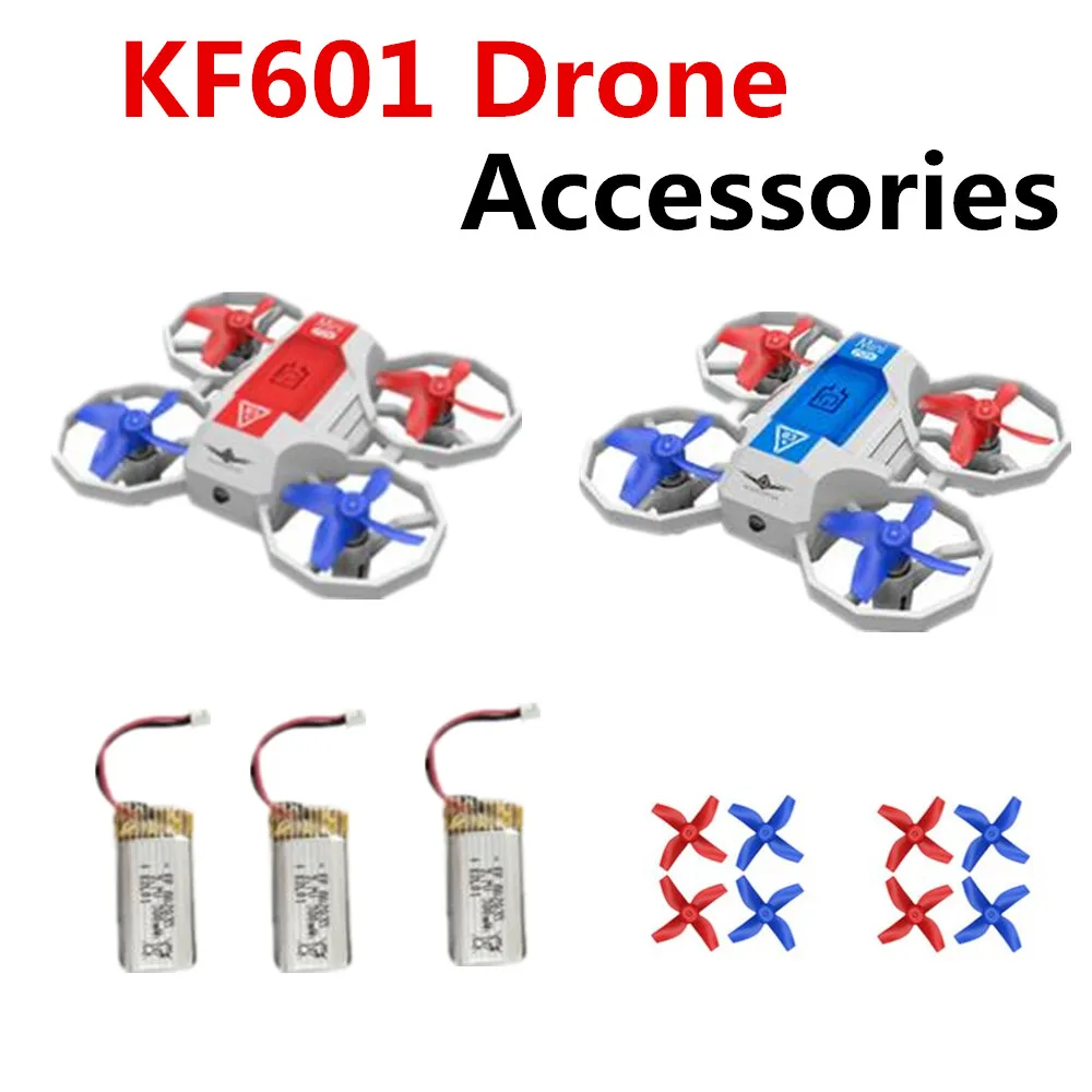 KF601 Drone Original Accessories 3.7V 350Mah Battery/ Propeller Blade/ USB Line/ For KF601 Drone spare parts