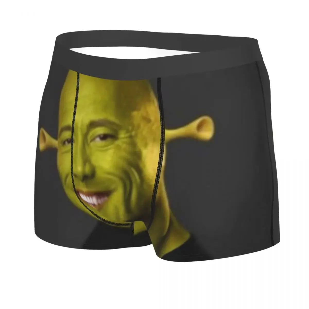 Dwayne The Shrek Boxer Shorts For Homme 3D Print American Actor Johnson Underwear Panties Briefs Breathable Underpants