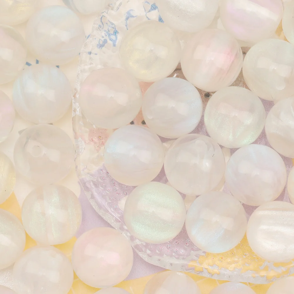 

Cordial Design 100Pcs 16*16MM DIY Beads/Hand Made/Round Shape/Jewelry Findings & Components/Glitter Powder Effect/Resin Beads