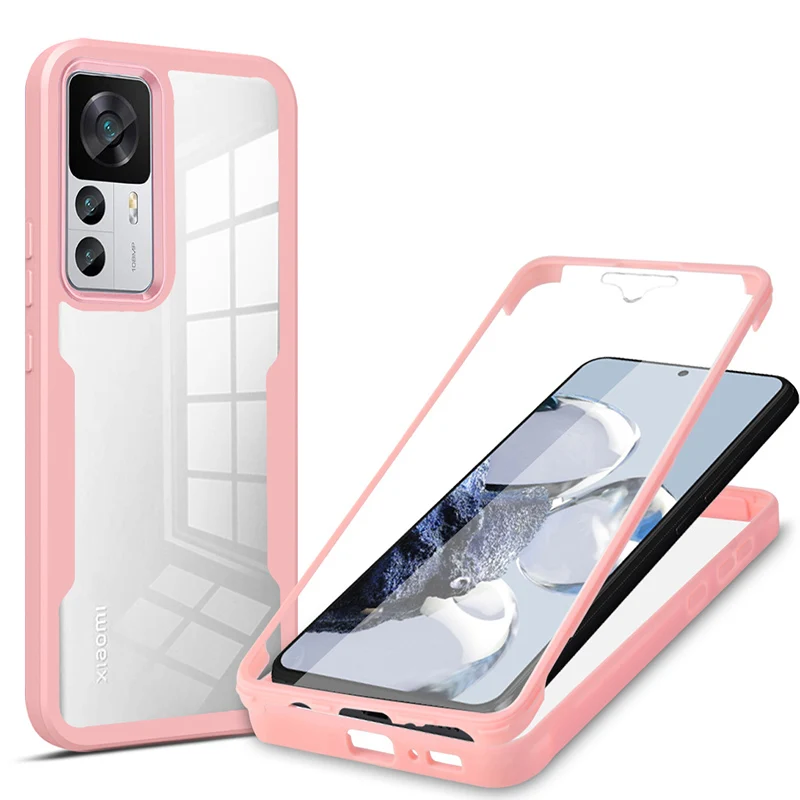 360 Full Body Phone Case For Xiaomi 12 12X 12T Pro 13 Lite 13 Pro 13T Pro Mi 14 Pro 14 Ultra Double Side Clear Shockproof Funda