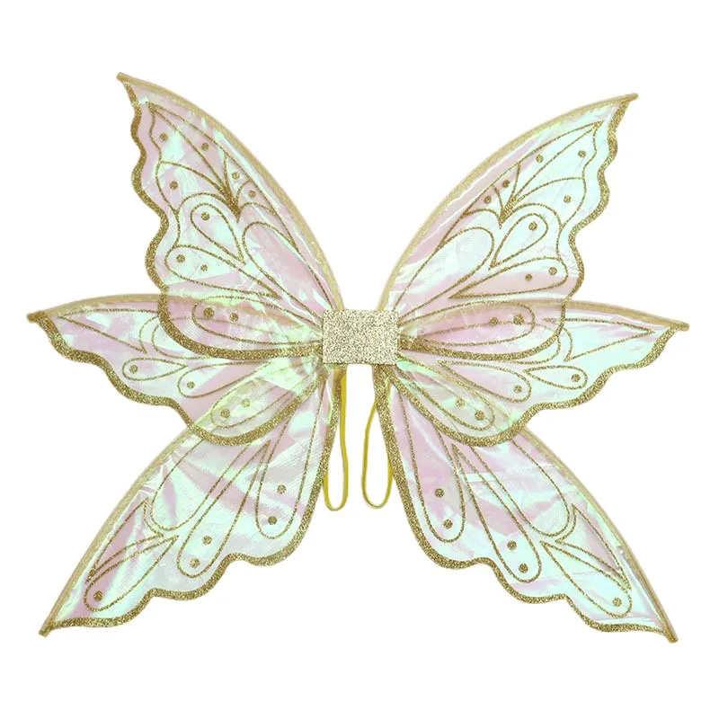 Elf Angel Wings Princess Fairy Wing Cartoon Butterfly Girls Wings Costume Party Dresses Decorations For Cosplay Performance Prop