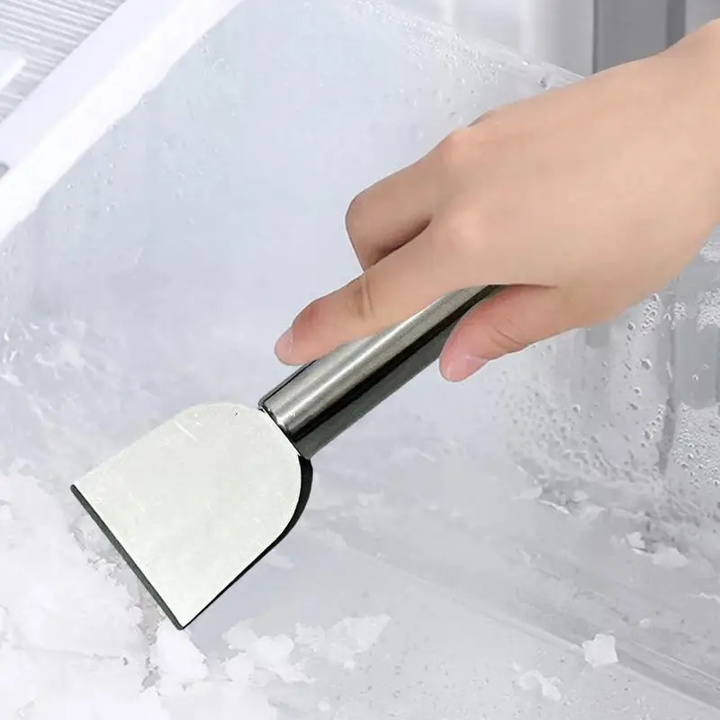 Kitchen Cleaning Spatula Multifunction Hob Scraper Cleaner Heavy Duty Stainless Steel Deep Freezer Scraper Kitchen Accessories