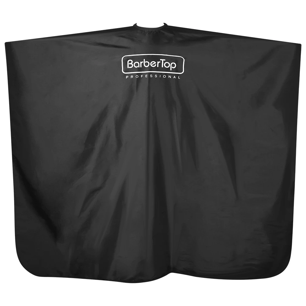 BarberTop Premium Pro Barber Cape, Waterproof Anti-Static Salon Hair Cutting Apron, Adjustable Metal Snap Closure.