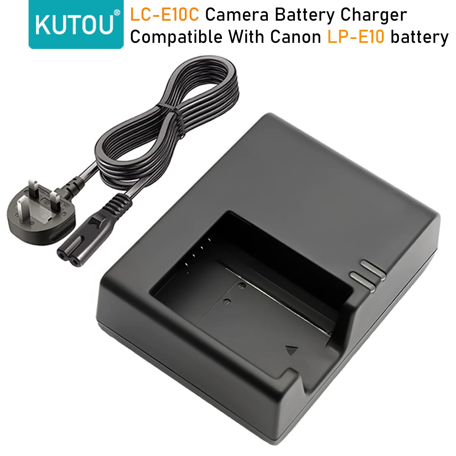 KUTOU New LC-E10C Camera Battery Charger For Canon LP-E10 Battery EOS 1100D 1200D 1300D KISS X50 X70 X80 Rebel T3 T5 T6 Cameras