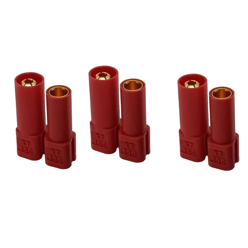 3/5/6/10 paar Original XT150 Stecker Adapter XT150 Weiblich Männlich Stecker 120A Großen Strom Hoch bewertet Amps Für RC LiPo Batterie Auto