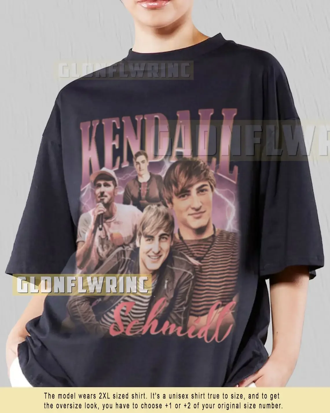 

Kendall Schmidt shirt American Actor Singer Movie Character Kendall Knight t-shirt grapich tee vintage 90's retro booottleg swea