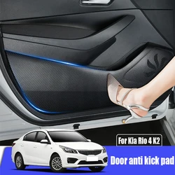 For Kia Rio 4 K2 2017 2018 2019 2020 Car scratch protection film door kick pad interior modification accessories