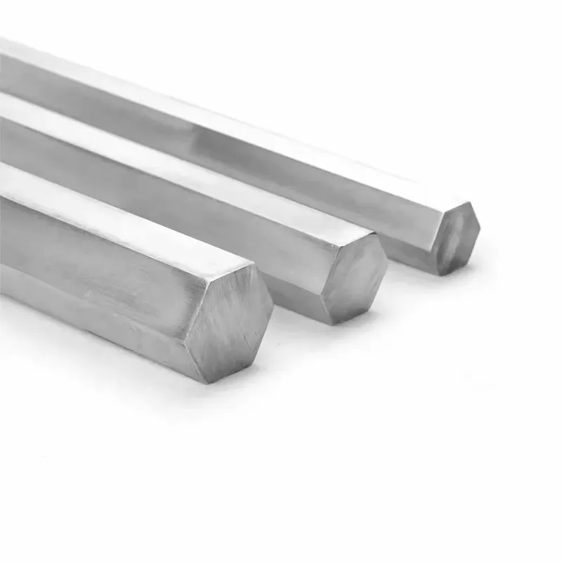 304 Stainless Steel Hexagonal Bar Rod Dia 5-26mm Length 100-500mm For Machining