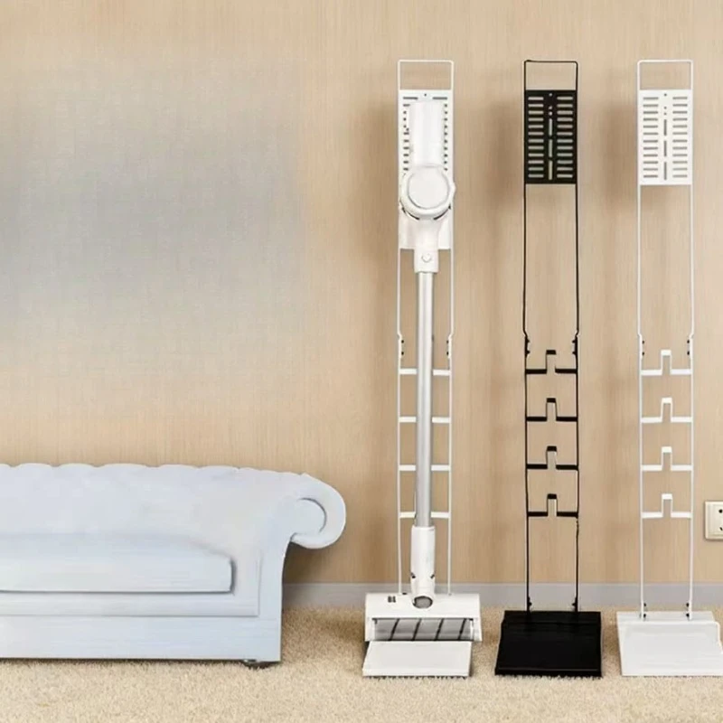 Vacuum Stand Holder Floor Bracket Storage Rack Organizer Freestanding No Drill Accessory Dock for Cordless Stick Cleaner Home