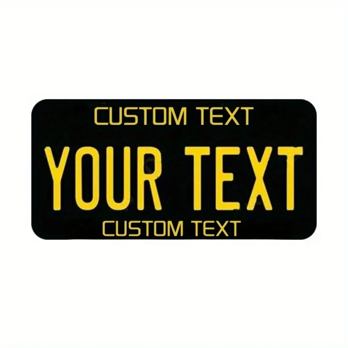 12x6" Custom USA City Car Tags | Personalized Text/Name United States License Plate Replica view 4