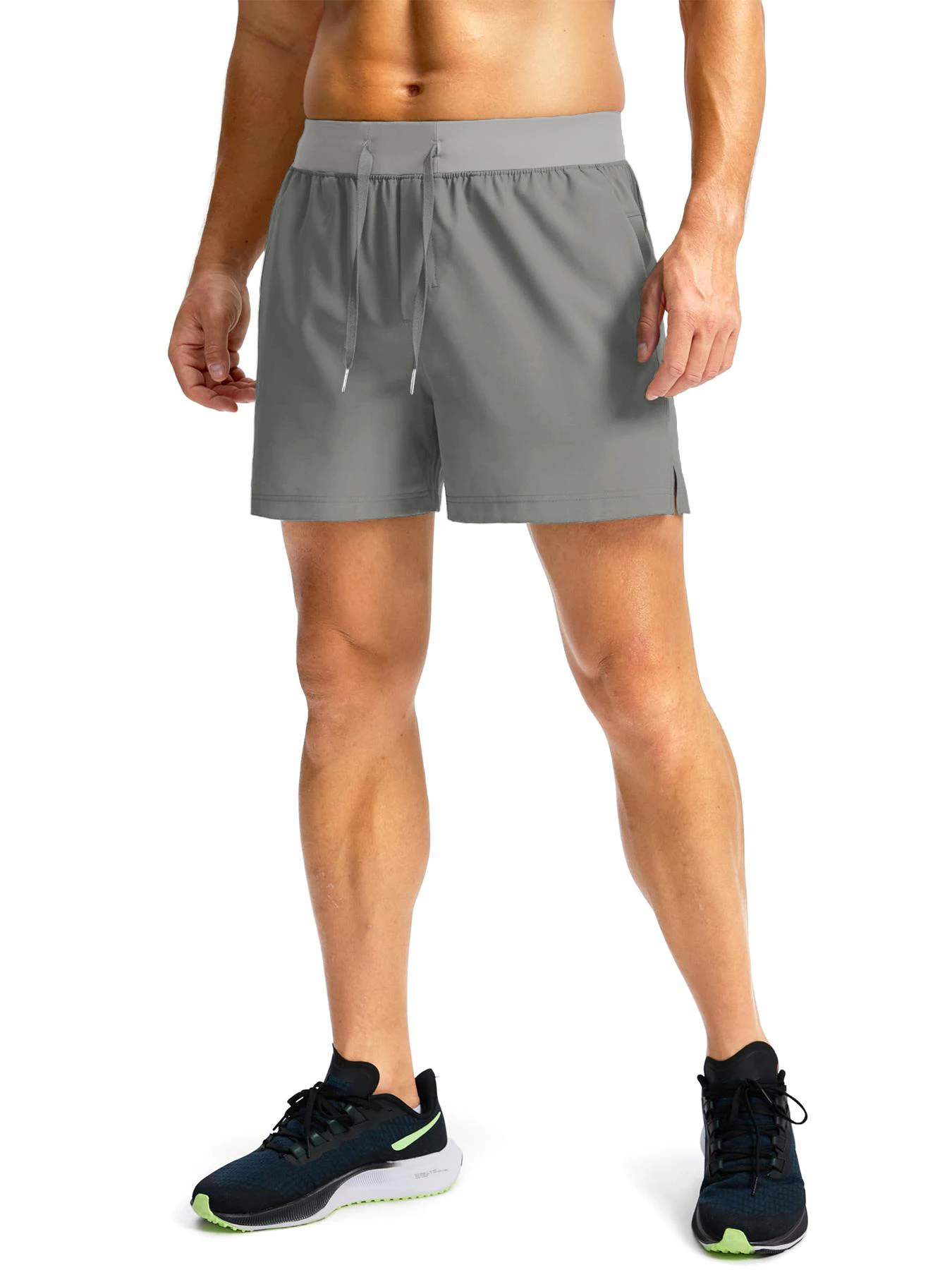 Herren-Laufhose, atmungsaktiv, schnell trocknend, für den Außenbereich, Basketball-Laufhose, bequeme, leichte Sportbekleidung – Detail 5