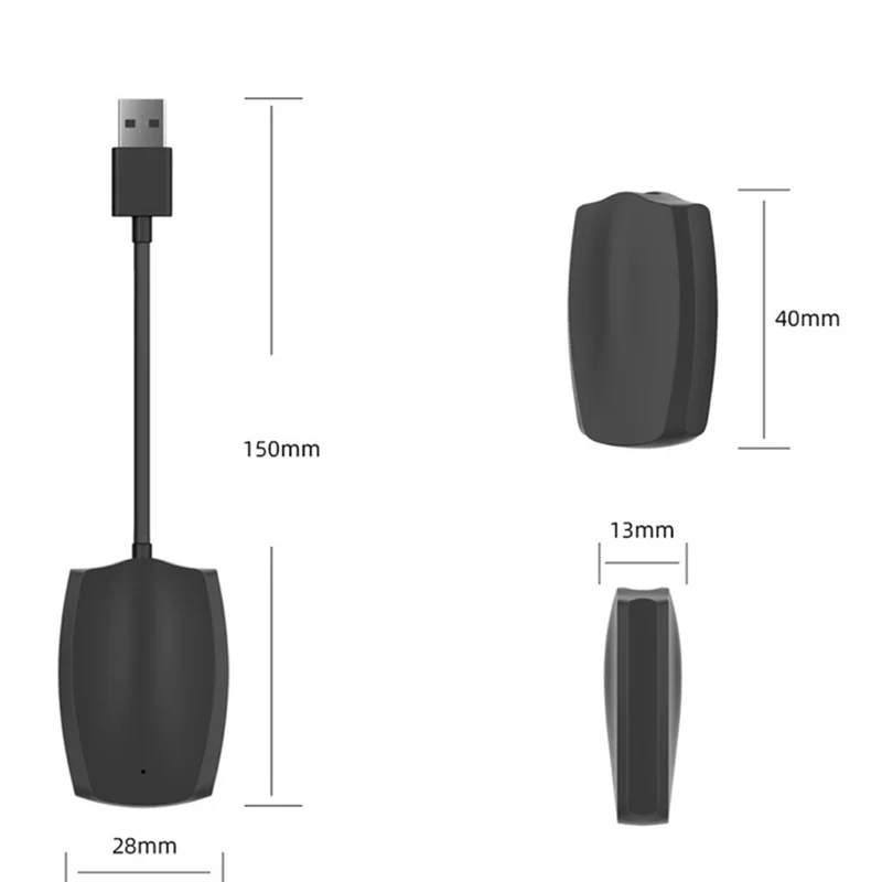 BTLIFE-2In1 Carplay sem fio e Android Auto Box Conexão automática estável e rápida BT Wifi Fácil de operar Plug & Play AI Carplay Box