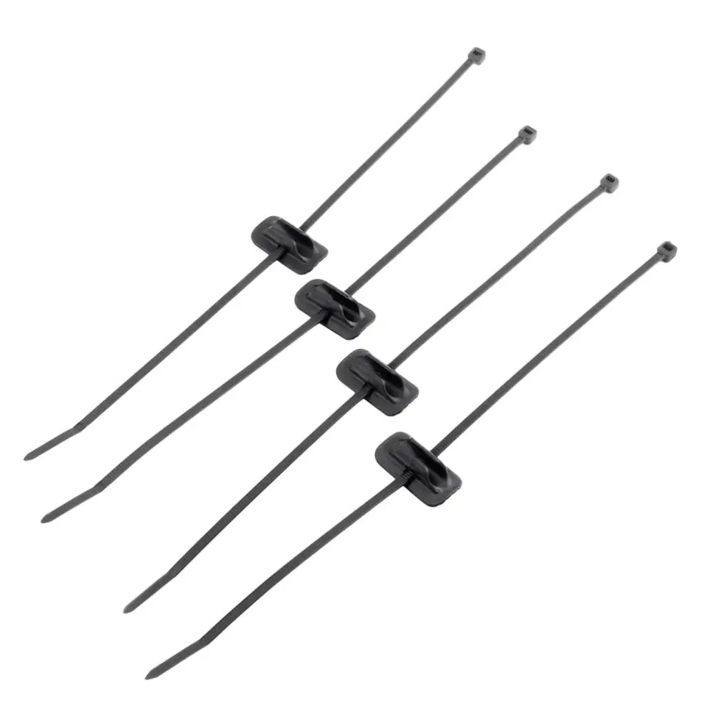 4 Self Brake Cable Housing Holder Guide with Zip Tie