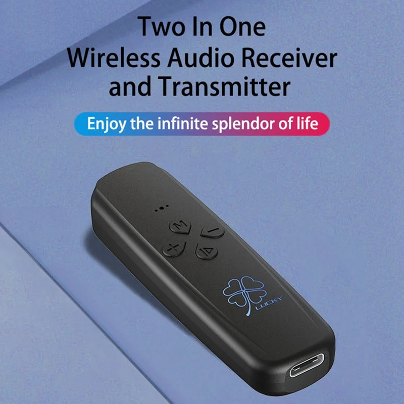 DYJ-zp5.2 Bluetooth Sender Empfänger Zwei-in-Eins Auto 3,5 TV Computer Flugzeug Audio Sender