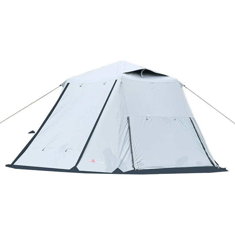 

210*210*170cm Automatic 3-4 Person Vinyl Material PU 5000MM Aluminum Pole Double Layer Waterproof Camping Tent Barraca Gazebo