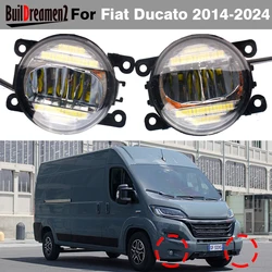 2 Pieces 30W H11 Car Canbus LED Fog Light DRL Daylight Accessories For Fiat Ducato (250, 290, 295_) 2014-2024