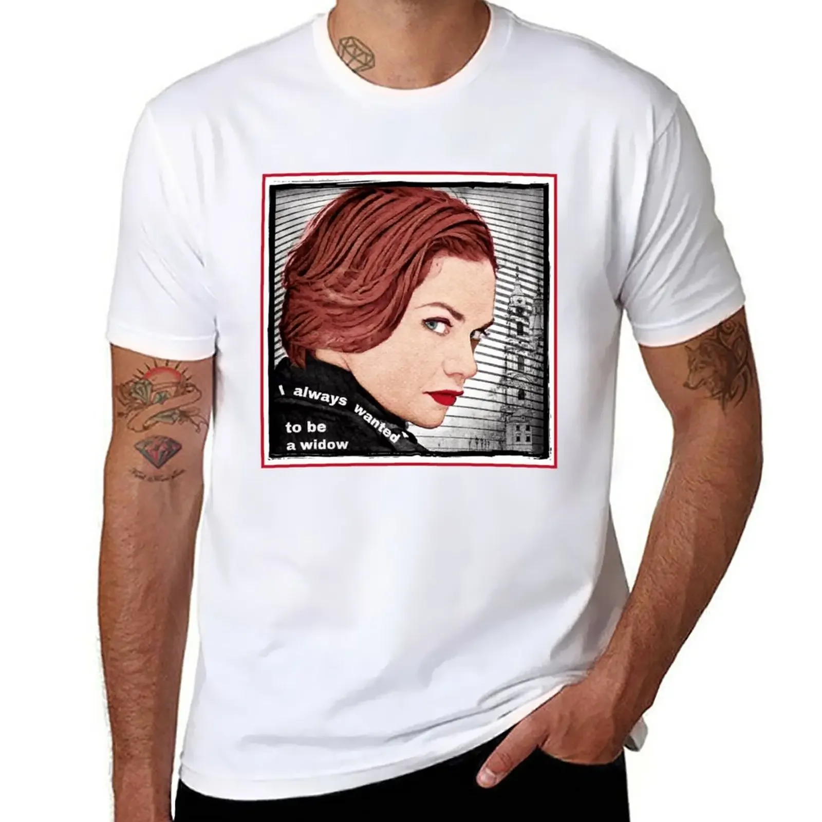 New Alice Morgan - I Always Wanted to be a Widow T-Shirt man clothes sports fan t-shirts mens t shirt graphic