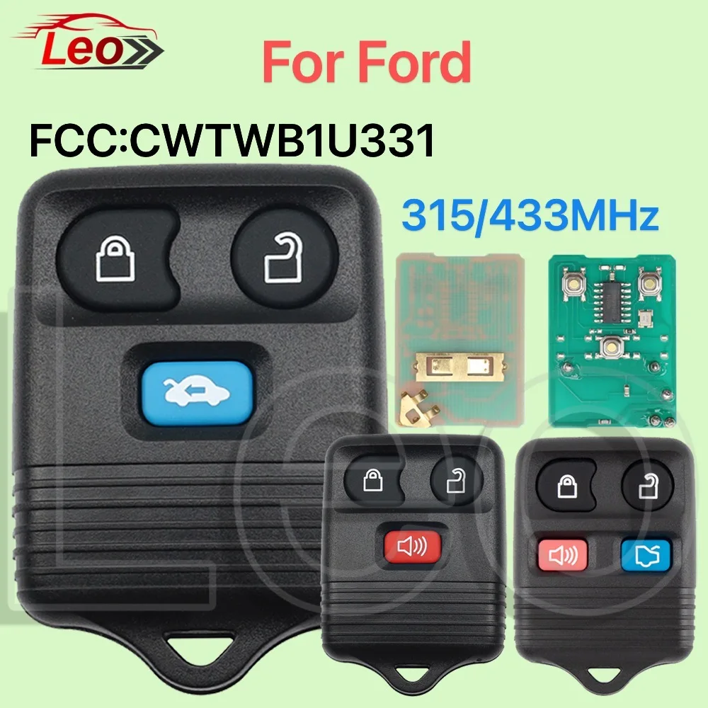 

Leo FCC:CWTWB1U331 автомобильный дистанционный ключ для Ford Explorer Focus Full Edge Escape Ranger Flex Lincoln Town Taurus 315/433 МГц