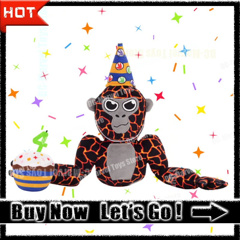 【Nuevo】2025 Gorilla Tag Monke juguete de peluche lindo suave relleno de dibujos animados Anime decoración del hogar muñecas regalos personalizados juguetes suaves de animales