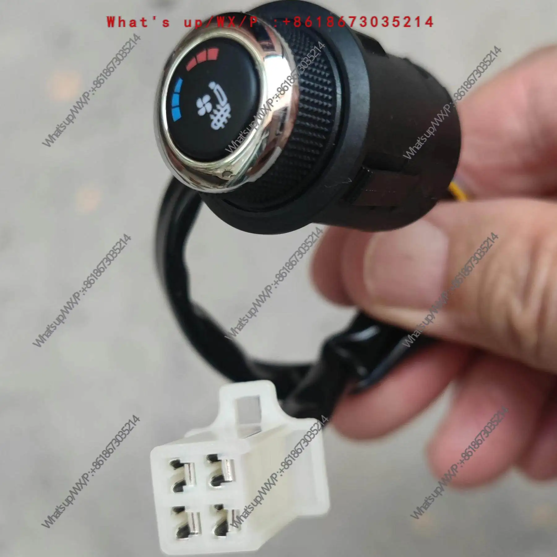 Universal 12V24V car seat ventilation switch, car with indicator light heating switch
