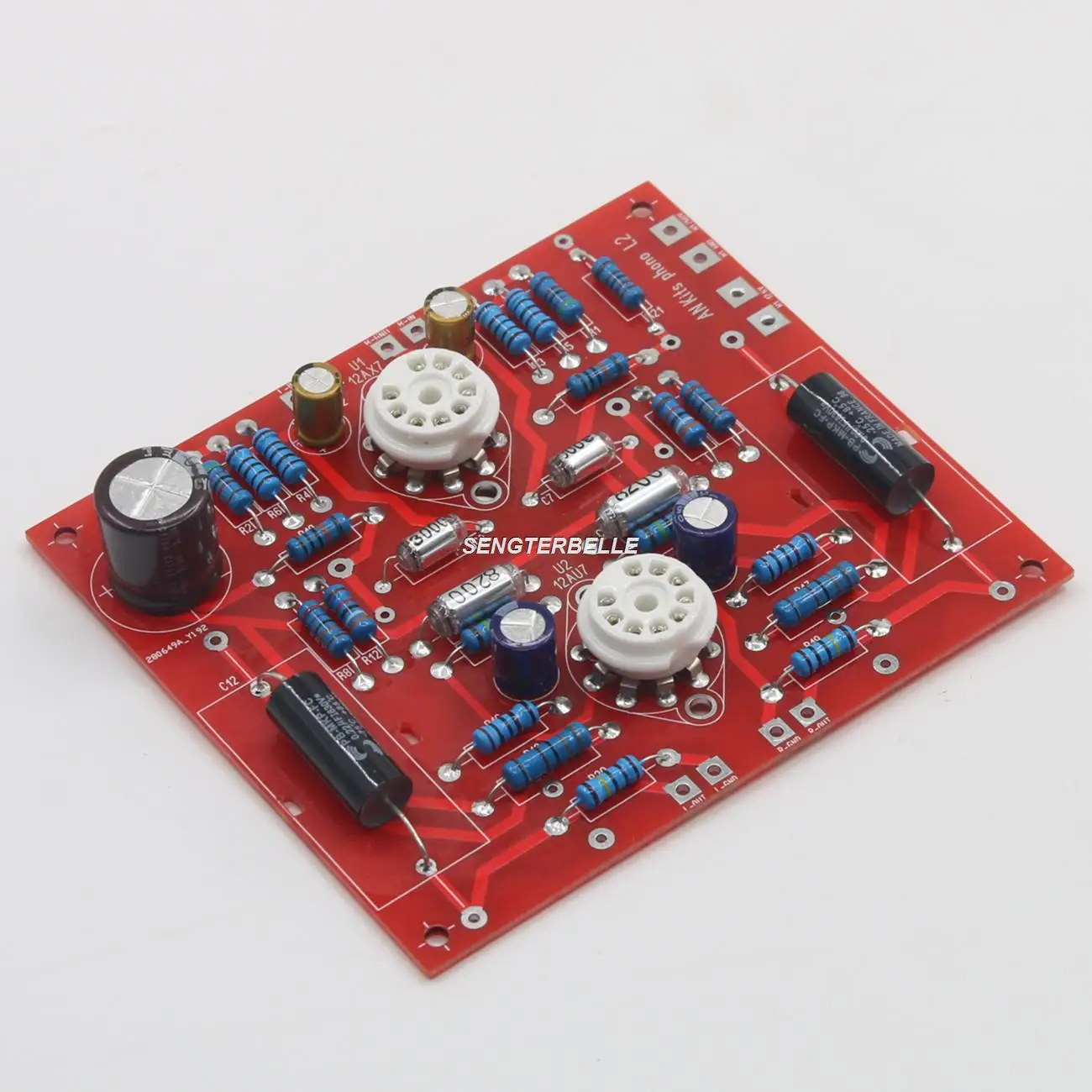 HiFi L2 Audio Phono Amp  Kit 12AU7+12AX7 Tube MM Stereo Phono Amplifier Board