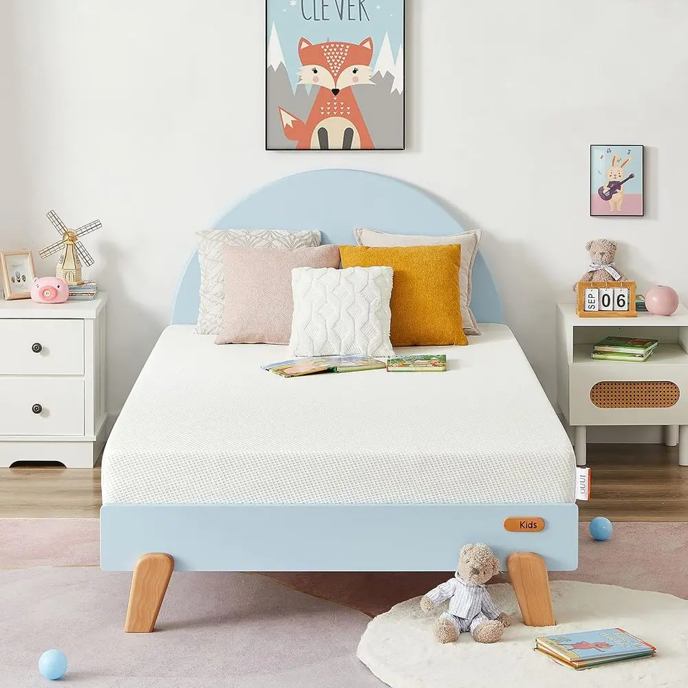 

6 Inch Twin XL Cooling Gel Memory Foam Mattress in a Box for Kids, Suitable for Twin Bed, Bunk Bed, and Trundle Bed, Pure Relief