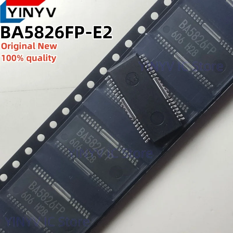 5 pezzi BA5826FP-E2 BA5826FP HSOP-28 BA5826 Driver di alimentazione per lettori di dischi compatti Chipset 100% nuovo importato originale 100% di qualità