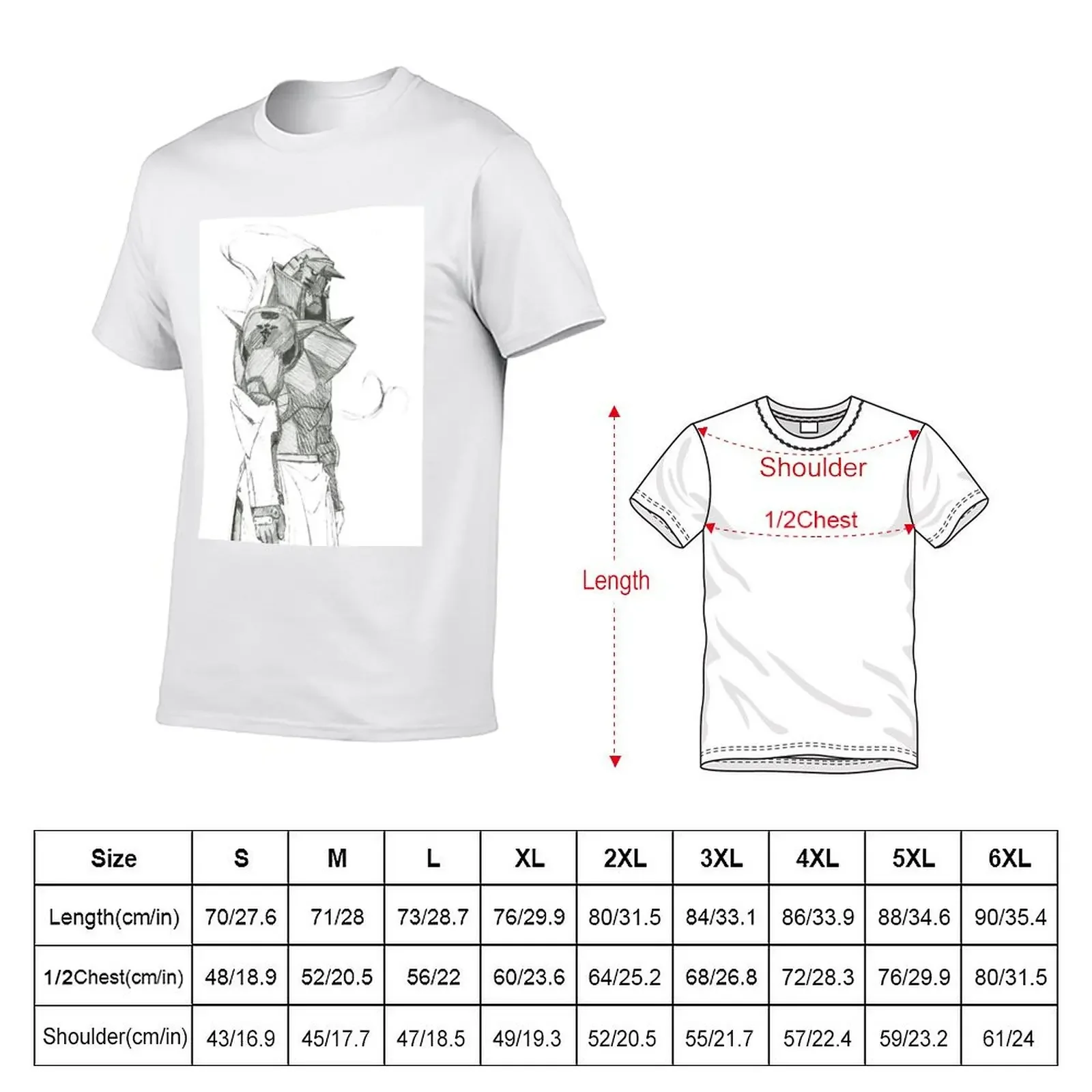 Alphonse Elric - Fullmetal Alchemist T-Shirt funny gifts basketball graphic tees mens vintage t shirts