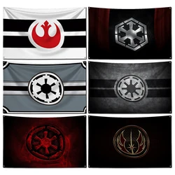 3x5 Ft Galactic Empire Rebel Alliance Flaga Poliestrowy baner z nadrukiem cyfrowym do dekoracji drzwi garażowych lub zewnętrznych