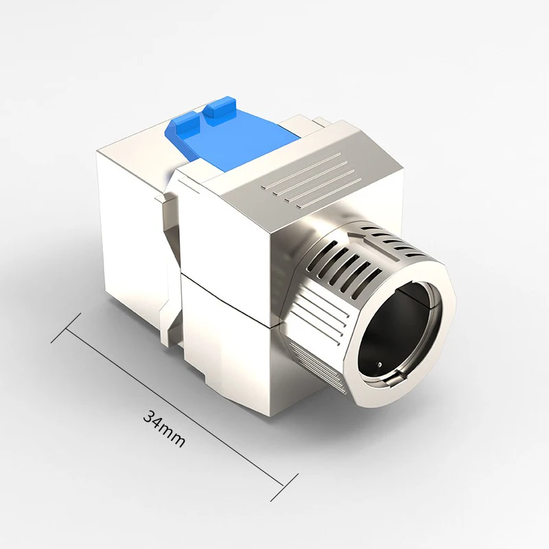 Linkwylan Network RJ45 Cat8 Keystone Jack Module 40G 2000MHz Shielded For Cat 8 Cable Face Plate & Blank Patch Panel