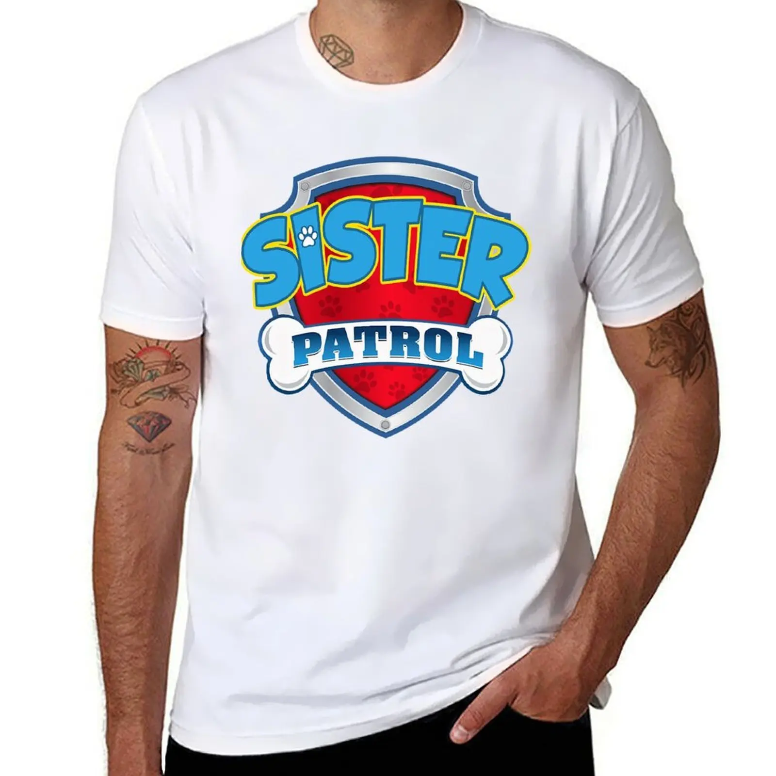 

Sister Patrol - Dog Mom, Dad For Men Women T-Shirt t shirt man luxury anime t shirts for man T-Shirt