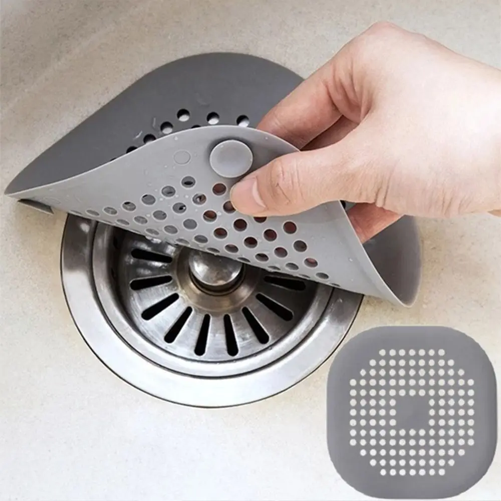 Silicone Kitchen Sink Strainer Home & Kitchen Hair Drain Catcher Shower Drain Strainer Durable Bathtub Drain Strainers