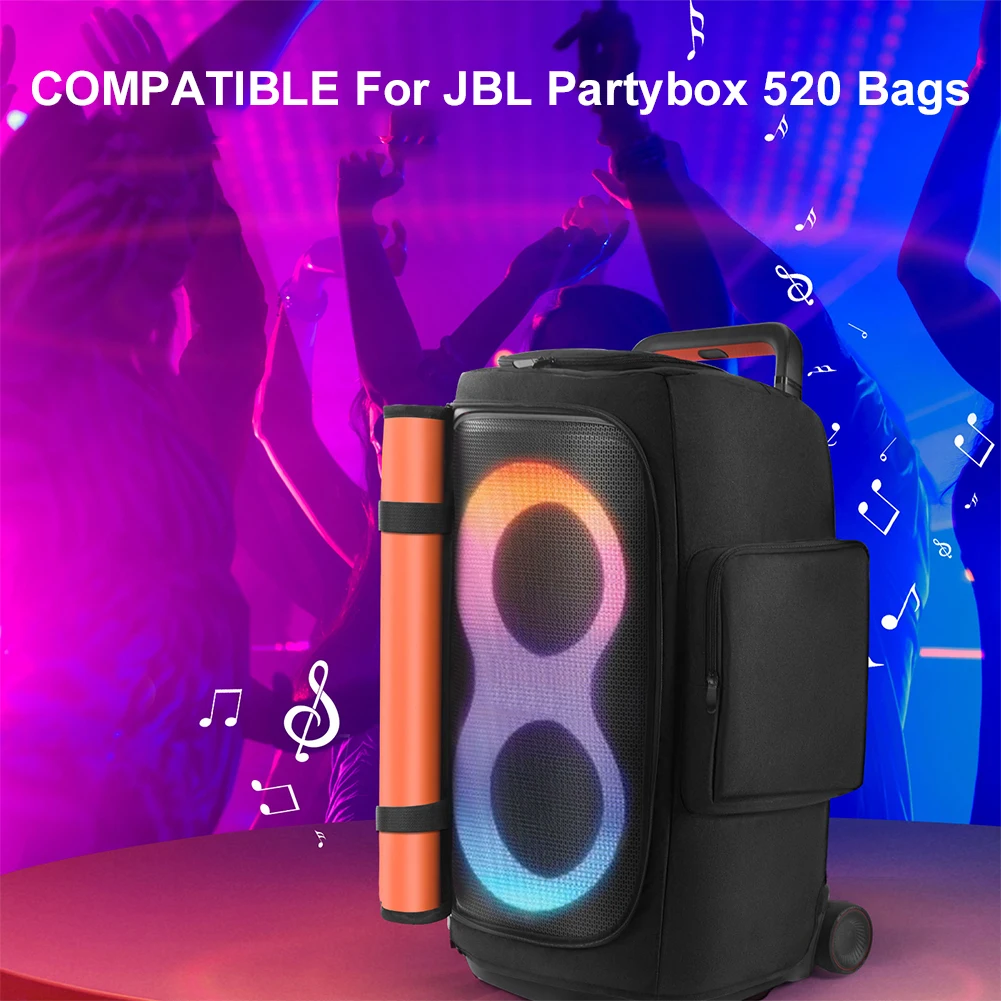 

Portable Speaker Dust Case Waterproof Party Speaker Dust Cover Double-Sided Speaker Storage Bag for PARTYBOX 520 Storage Bag
