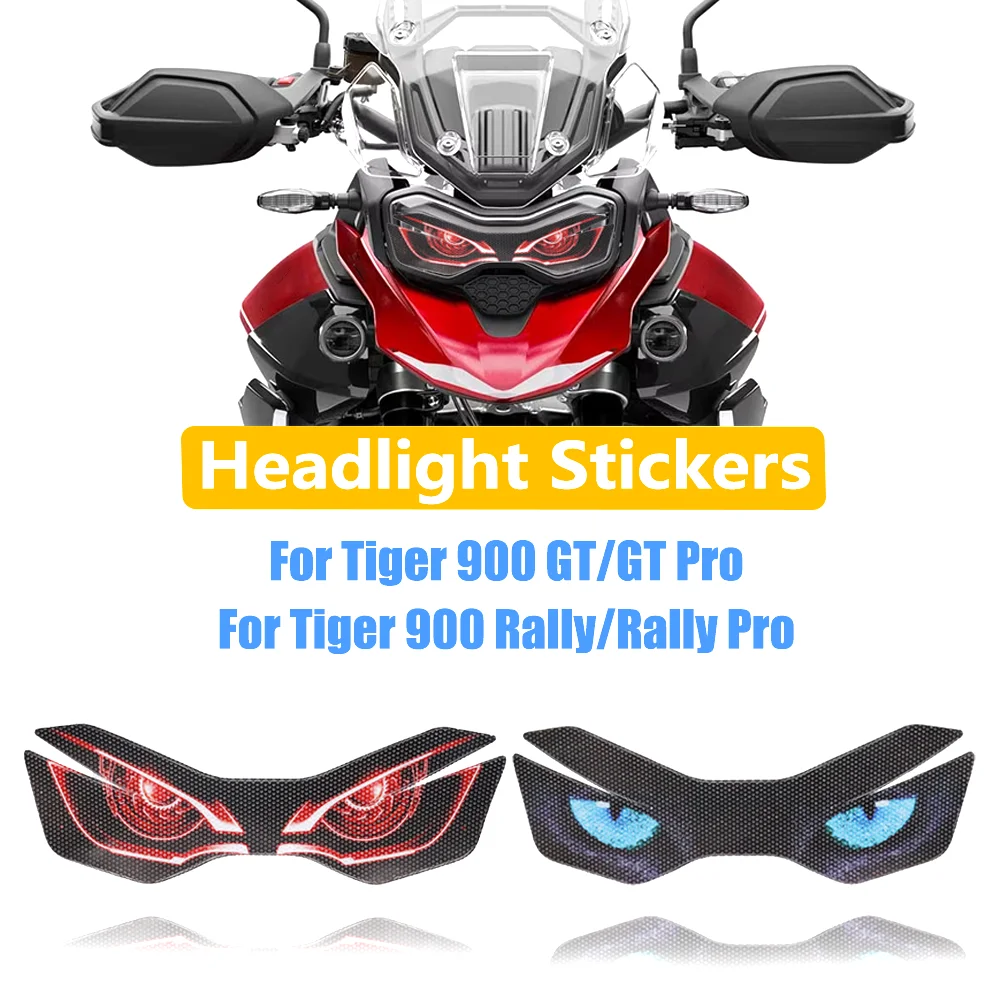 Motorcycle Headlight Guard Stickers Accessories Head Light Decals For Tiger900 Tiger 900 GT Rally Pro 900GT 900Rally 2020-2025
