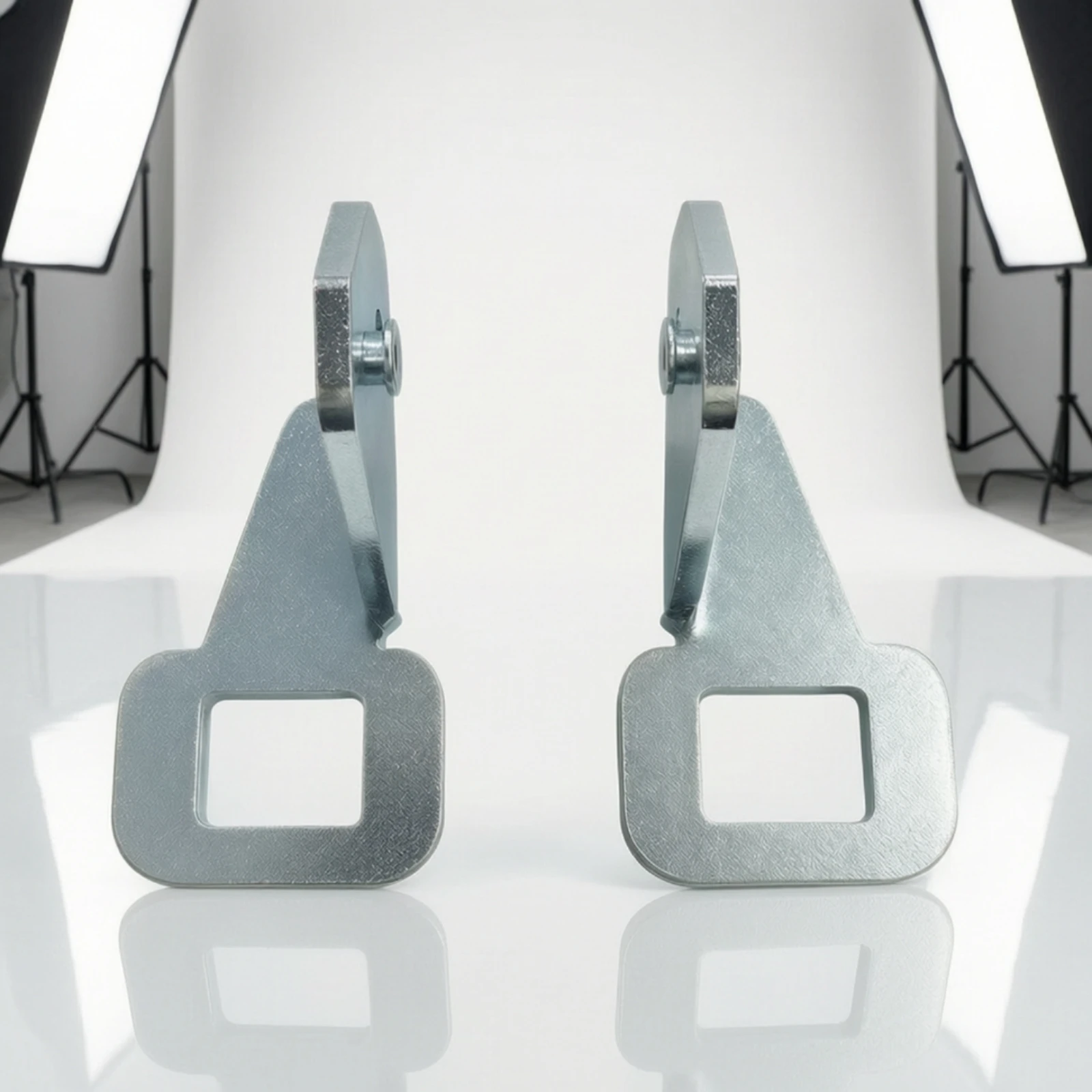 2 Pieces GLC X254 Rear-Seat Recline Bracket Rigid Galvanized Metal Backrest Angle-Increase Bracket Easy Installation