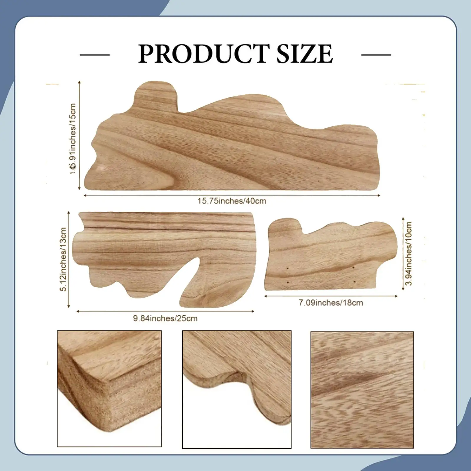 3개 벽걸이 선반 욕실 플로팅 선반 벽걸이형 정리함