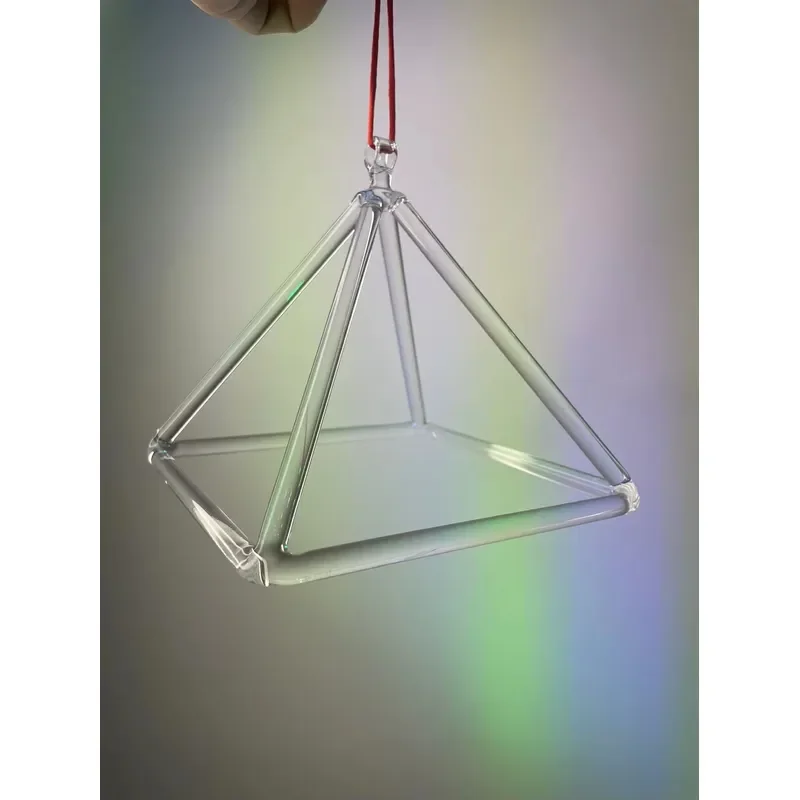 STAR LIN KUP 3 4 6 Inch Clear Quartz Crystal Singing Pyramid Sound Healing Chakra Balancing Yoga Meditation Relaxation Tool